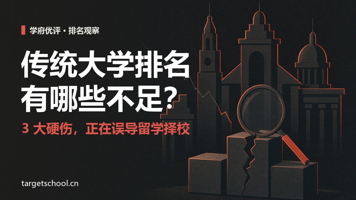 传统大学排名有哪些不足?3 大硬伤正在误导你的留学择校